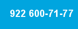 922 600-71-77